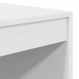 Berkfield Home White Computer Desk White Engineered wood 90 x 50 x 76 cm Tough - thumbnail 8