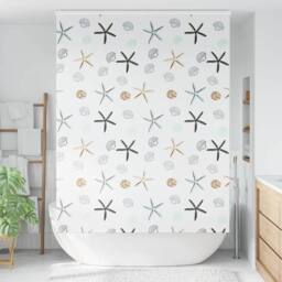Berkfield Home Shower Roller Blind with Cassette 150x240 cm Fabric Width 146 cm in White - thumbnail 3