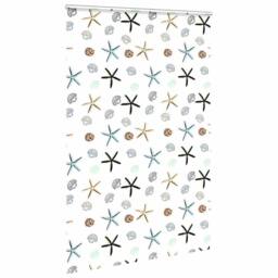 Berkfield Home Shower Roller Blind with Cassette 150x240 cm Fabric Width 146 cm in White - thumbnail 1