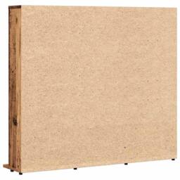 Berkfield Home Sturdy CD Cabinet Old Wood 100x23x89.5 cm Engineered Wood in Brown - thumbnail 6