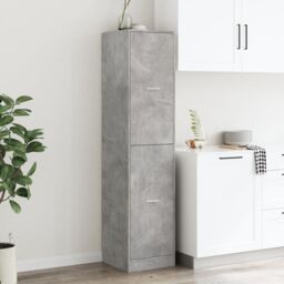 Berkfield Home Apothecary Cabinet¬†Concrete Grey 40x41x174.5 cm Engineered Wood - thumbnail 4