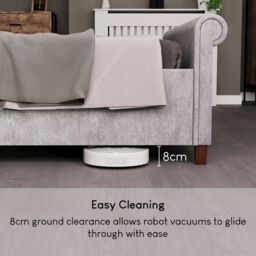 Home Discount Vida Designs Vittorio Double Bed Frame (Crushed Velvet Silver, Light Grey Velvet, Light Grey Linen) Bedroom Furniture - thumbnail 4