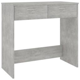 Berkfield Home Desk Concrete Grey 80x40x75 cm Engineered Wood - Size: 80 x 40 x 75 cm - thumbnail 1
