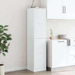Berkfield Home Apothecary Cabinet¬†White 40x41x174.5 cm Engineered Wood in White - thumbnail 4