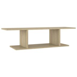 Berkfield Home Wall Mounted TV Cabinet Sonoma Oak 103x30x26.5 cm in Brown - thumbnail 2