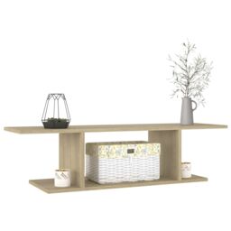 Berkfield Home Wall Mounted TV Cabinet Sonoma Oak 103x30x26.5 cm in Brown - thumbnail 3