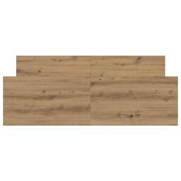 Berkfield Home Durable Bed Frame without Mattress Artisan Oak 120x190cm Engineer in Brown - Size: 120x190 cm - thumbnail 5