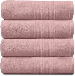 GAVENO CAVAILIA 4 Pack Hampton Towel in Pink