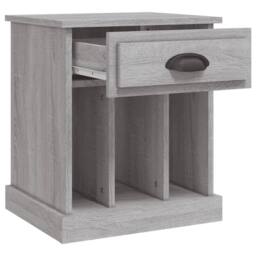 Berkfield Home Elegant Bedside Cabinets 2 pcs Grey Sonoma 43x36x50 cm - Size: 43 x 36 x 50 cm - thumbnail 7