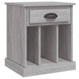 Berkfield Home Elegant Bedside Cabinets 2 pcs Grey Sonoma 43x36x50 cm - Size: 43 x 36 x 50 cm - thumbnail 6