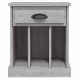 Berkfield Home Elegant Bedside Cabinets 2 pcs Grey Sonoma 43x36x50 cm - Size: 43 x 36 x 50 cm - thumbnail 8