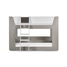 Ashfield Taupe & White Finish Bunk Bed 3ft (90cm) - Size: Single - thumbnail 4