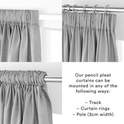 Sleepy Panda Bears Stars Fully Lined Blackout Pencil Pleat Curtain Set - thumbnail 3