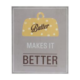 Orsina Butter Makes It Better Wall Plaque in Green - thumbnail 1