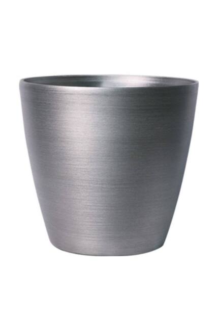 KDMD Steel Metallic Look Planter 25cm in Silver - image 1