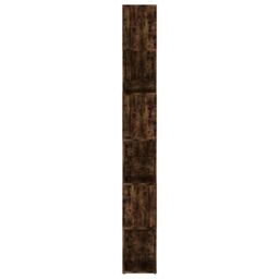 Berkfield Home Book Cabinet/Room Divider Smoked Oak 100x24x188 cm in Brown - Size: 100 x 24 x 188 cm - thumbnail 6