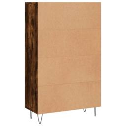 Berkfield Home Highboard Smoked Oak 69.5x31x115 cm Engineered Wood in Brown - thumbnail 8