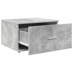 Berkfield Home Drawer Cabinet Concrete grey Concrete Medium Doors - thumbnail 5
