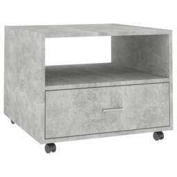 Berkfield Home Decorative Coffee Table Concrete Grey 55x55x40 cm Engineered Wood - Size: 55 x 55 x 40 cm - thumbnail 3