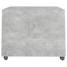 Berkfield Home Decorative Coffee Table Concrete Grey 55x55x40 cm Engineered Wood - Size: 55 x 55 x 40 cm - thumbnail 7