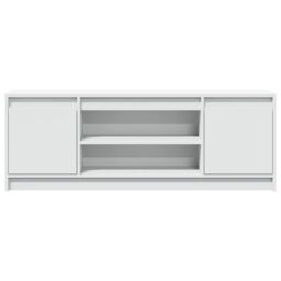 Berkfield Home TV Cabinet with LED White 139.5x34x50 cm Engineered Wood - thumbnail 6