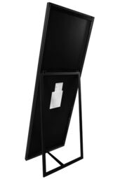 "MirrorOutlet Black Aluminium Edged Cheval Mirror 67"" X 23"" (170CM X 58CM) - Size: 1 Pack" - thumbnail 3