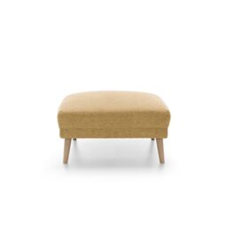 Abakus Direct Harper Footstool - Durable & Easy Clean Upholstery in Brown - thumbnail 2