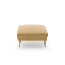 Abakus Direct Harper Footstool - Durable & Easy Clean Upholstery in Brown - thumbnail 4