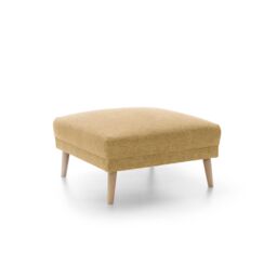 Abakus Direct Harper Footstool - Durable & Easy Clean Upholstery in Brown - thumbnail 3