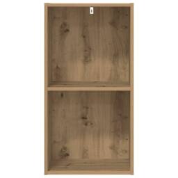 Berkfield Home Decorative Bookcase Artisian Oak 40x30x77 cm Engineered Wood in Brown - Size: 40 x 30 x 77 cm - thumbnail 5
