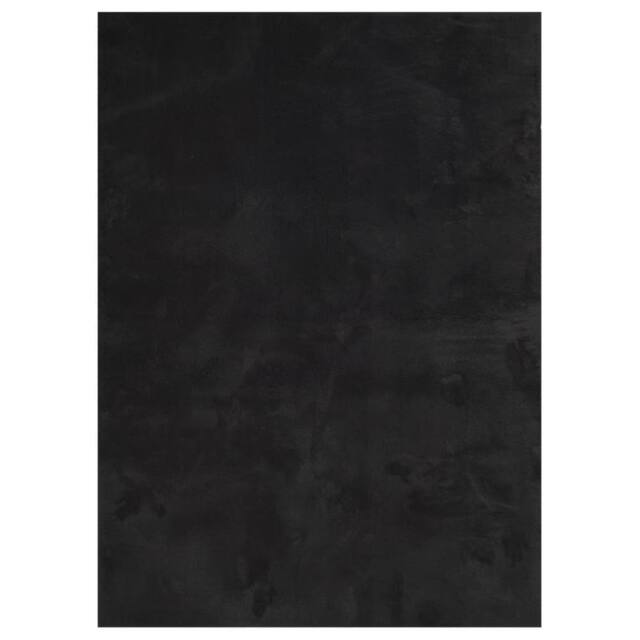 Berkfield Home Rug HUARTE Short Pile Soft & Washable Black 160x230 cm - Size: Medium - image 1