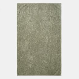 OHS 4 Pack Leaf Jacquard Hand Towel Cotton Bathroom Absorbent Quick Drying Cloth in Green - thumbnail 5