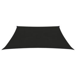 Berkfield Home Sunshade Sail 160 g/m ² Black 2.5x3 m HDPE - thumbnail 2