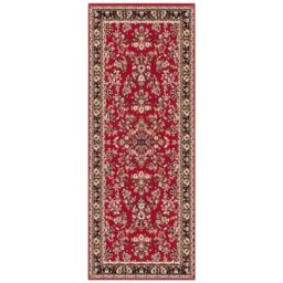 THE RUGS Velours Vintage Soft Pile Oriental Style Living Room Rug in Red - Size: 80 cm x 250 cm - thumbnail 3