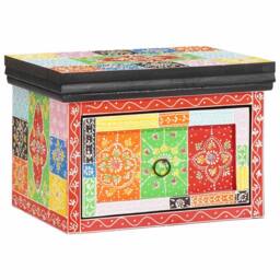 Berkfield Home Classic Bedside Cabinets 2 pcs 40x30x28 cm Solid Wood Mango & Eng - Size: 40 x 30 x 28 cm - thumbnail 3