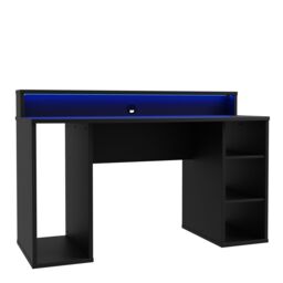 Furniture To Go Loadout Black Gaming Desk with Colour Changing LED - thumbnail 3