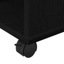 Berkfield Home Storage Cabinet Black Oak 60x53x72, 5 cm Engineered Wood - thumbnail 9