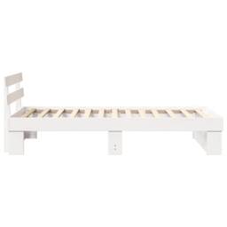 Berkfield Home Traditional with Headboard White 80 x 200 cm Solid pine wood - thumbnail 6