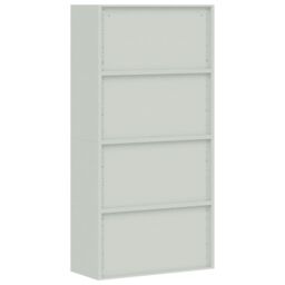 Berkfield Home File Cabinet Light Grey 90x40x180 cm Steel - Size: 90 x 40 x 180 cm - thumbnail 6
