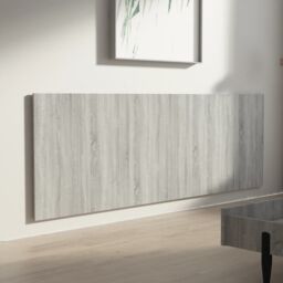 Berkfield Home Wall Headboard Grey Sonoma 240x1.5x80 cm Engineered Wood - thumbnail 4