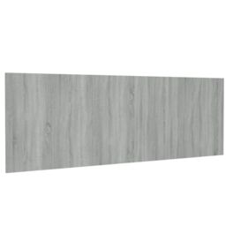 Berkfield Home Wall Headboard Grey Sonoma 240x1.5x80 cm Engineered Wood - thumbnail 2