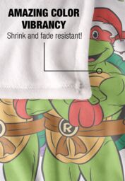 Teenage Mutant Ninja Turtles TMNT Holiday Heroes Silky Touch Super Soft Throw Blanket 152 X 127 cm in White - thumbnail 4