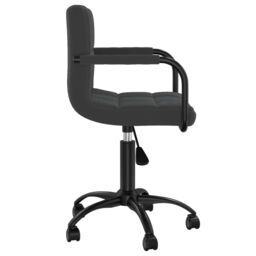 Berkfield Home Swivel Office Chair Black Velvet - thumbnail 4