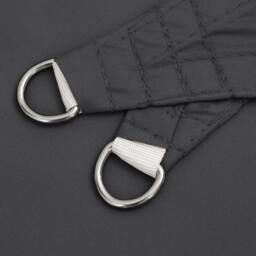 Berkfield Home Sun Shade Sail Anthracite 2x2x2 m 100% Polyester Oxford in Dark Grey - thumbnail 5