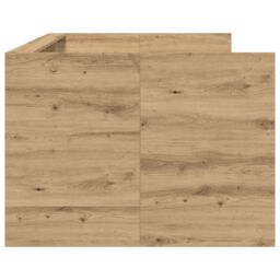 Berkfield Home Daybed in Artisan Oak Artisan oak Engineered wood 100 x 200 cm in Brown - thumbnail 7