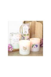 KDMD Fig Tree Print Vanilla & Fig Tube Candle - 55H Fragrance & Decor in Pale Pink - thumbnail 5