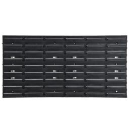Berkfield Home 26 Piece Workshop Shelf Set Red & Black 77x39cm Polypropylene - Size: 77x39 cm - thumbnail 4