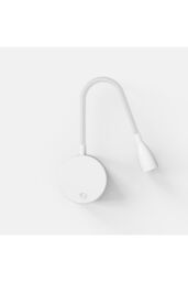 CGC Lighting 'Matilda' White Adjustable Flexible Neck LED Rechargeable Magnetic USB Reading Bedside Wall Light - thumbnail 5