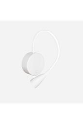 CGC Lighting 'Matilda' White Adjustable Flexible Neck LED Rechargeable Magnetic USB Reading Bedside Wall Light - thumbnail 3