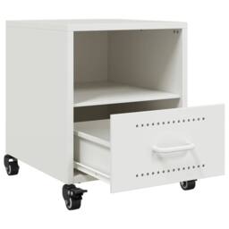 Berkfield Home Stylish Bedside Cabinets 2 pcs White 36x39x43.5 cm Steel - thumbnail 9